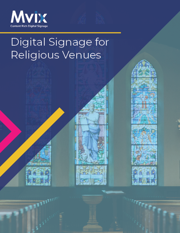 Digital Signage for Religious Venues