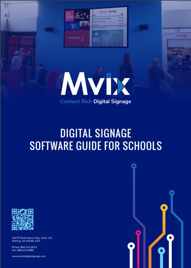 Digital Signage Software Guide for Schools