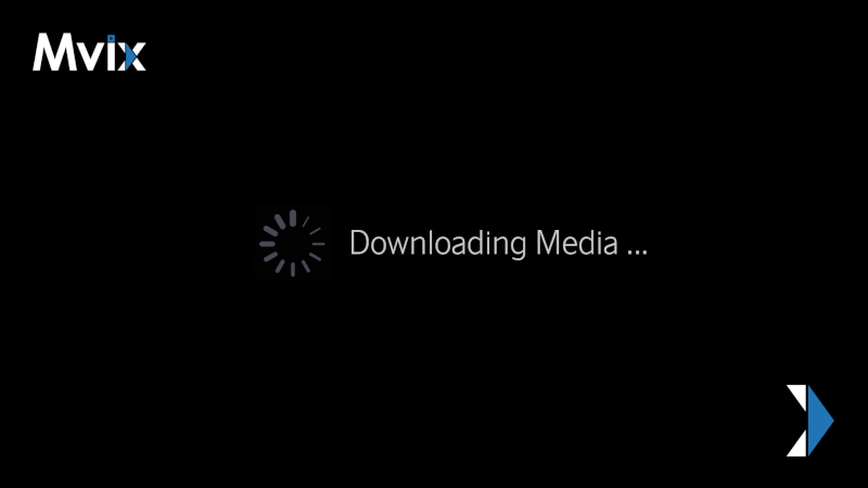 Downloading Media OSD on devices with XhibitSignage firmware - on screen message 2