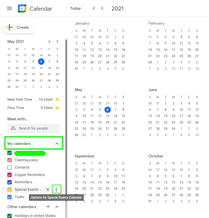 Here is how to locate Google Calendar to use with XhibitSignage