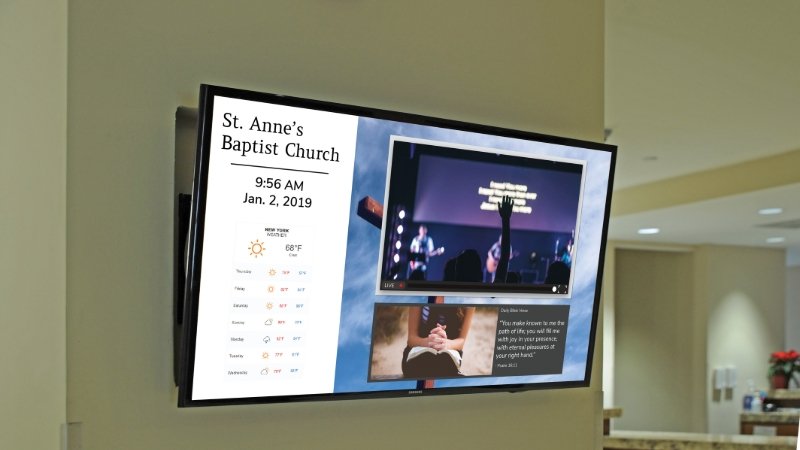 7 Digital Signage Apps Churches Should Use