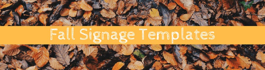 Seasonal Marketing Tips: Signage for Fall