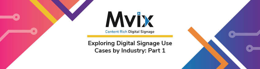 digital signage examples