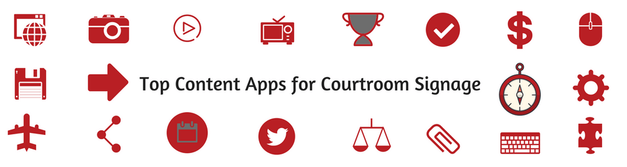 Top 7 Content Apps for Digital Courtroom Signage