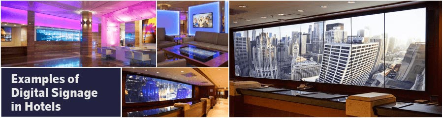 Examples of Digital Signage in Hotels