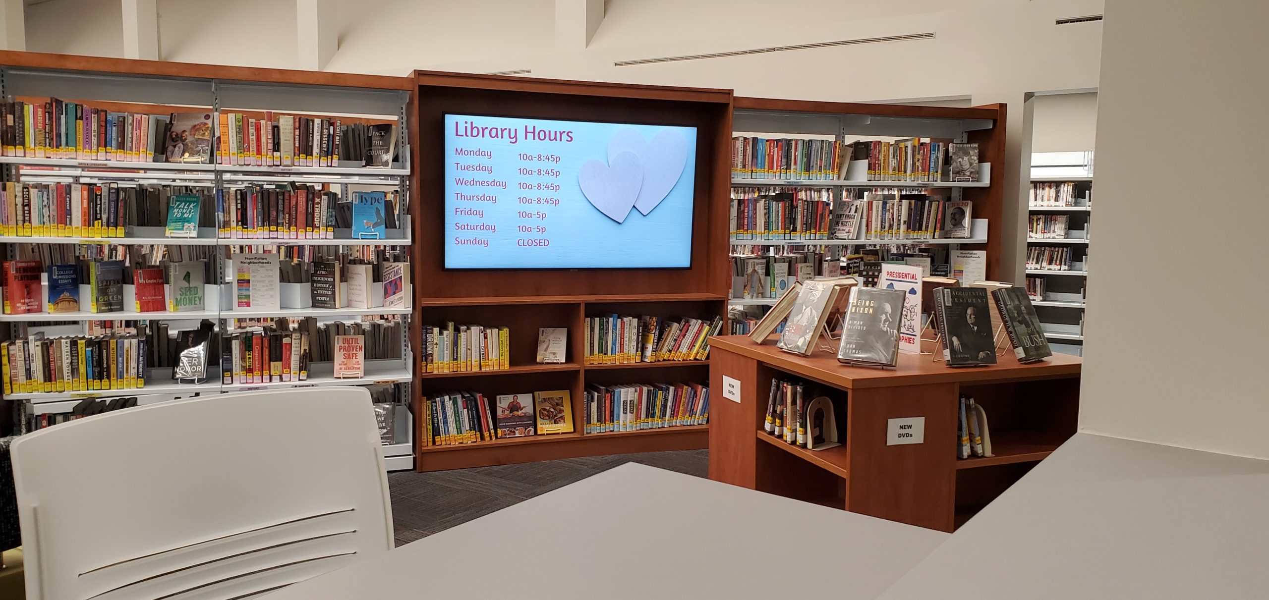 upper dublin public library digital signage hours