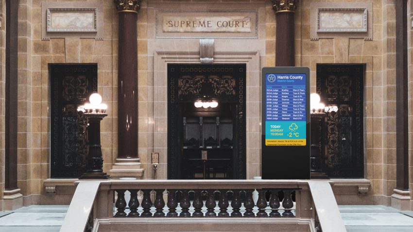 9 Tips To Enhance Your Courtroom Digital Signage