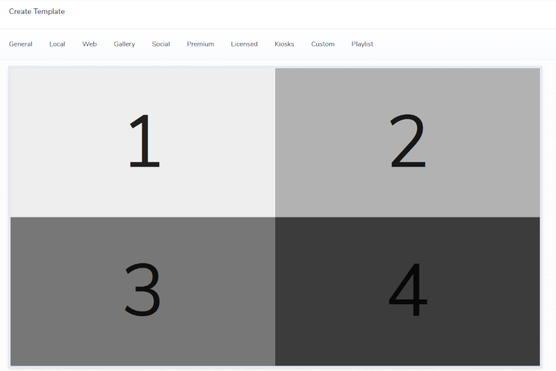 create video wall template