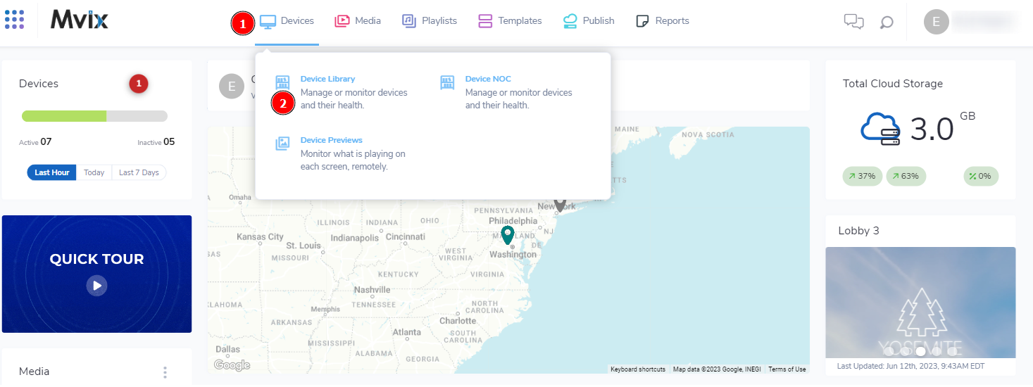 How To Use The Device Health Dashboard Mvix Digital Signage